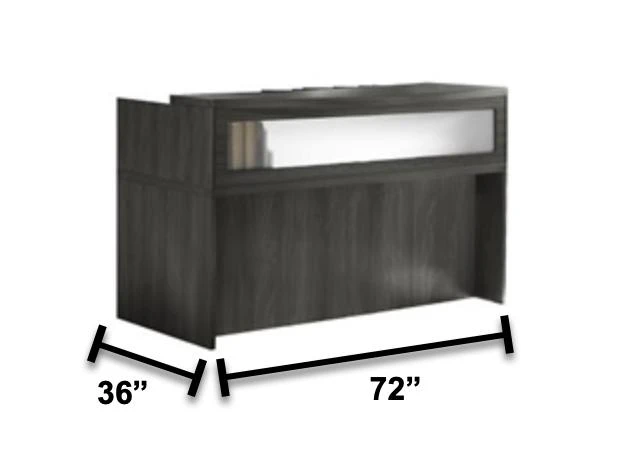 Mayline Group Mayline Aberdeen Small Modern Reception Desk