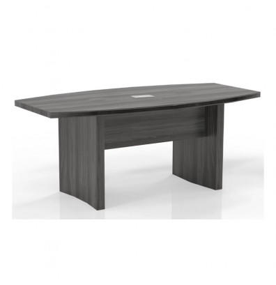 Mayline Group Mayline ACTB6 Aberdeen Gray Steel Finished 6' Conference Table with Optional Power