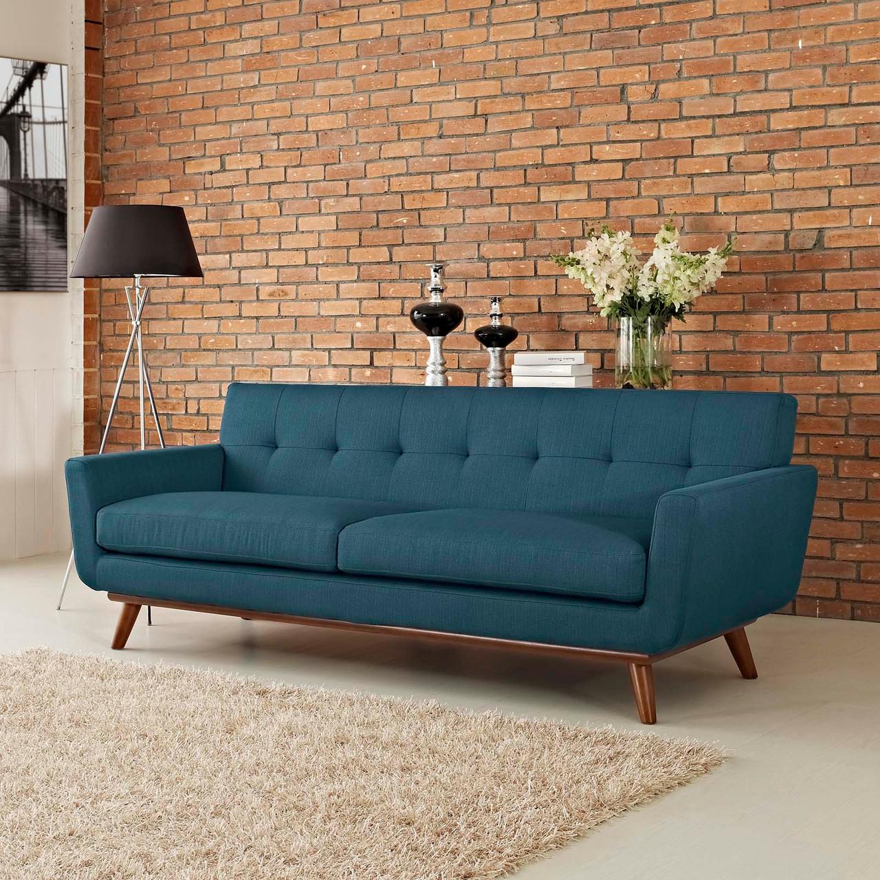 Modway Engage Mid Century Fabric Sofa - Thumbnail 5