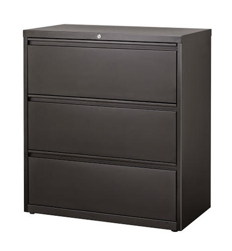 Mayline Group Mayline CSII HLT363 Locking 36" 3 Drawer Metal Lateral File Cabinet (4 Color Options Available!) 
