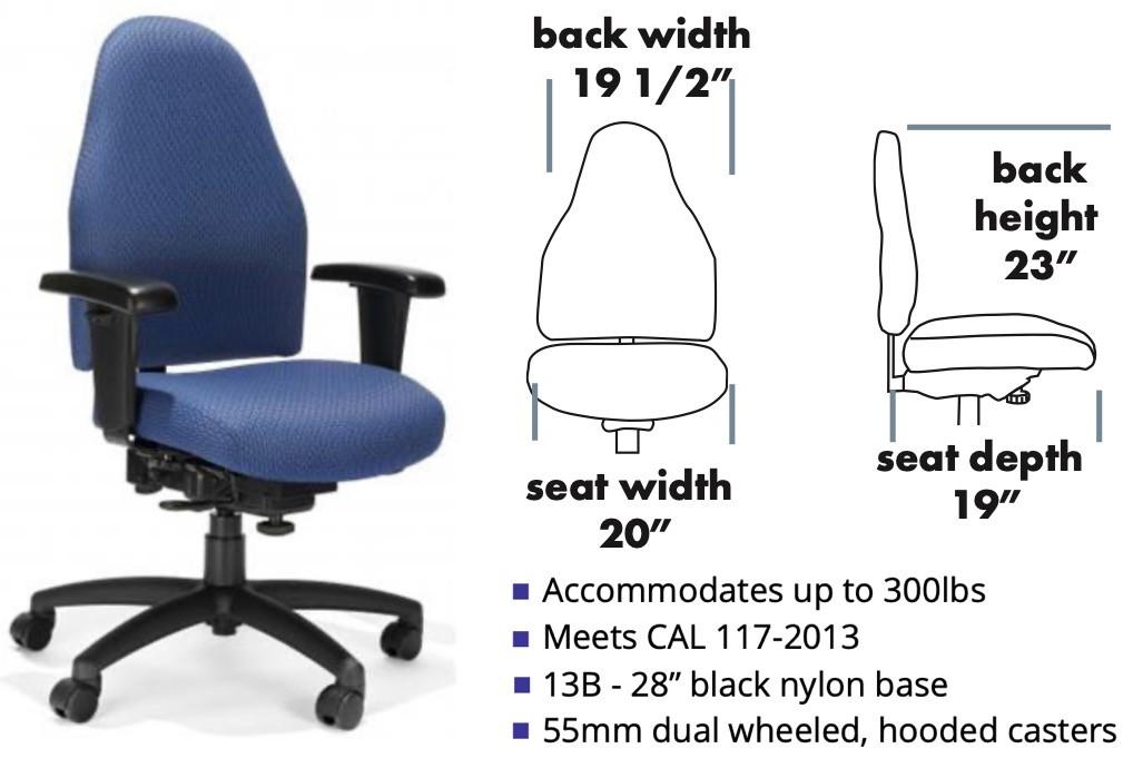 RFM Preferred Seating Internet Office Chair 4835