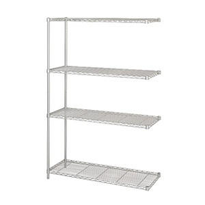 Safco Products Safco 18" x 48" Wire Shelving Unit 5291GR 