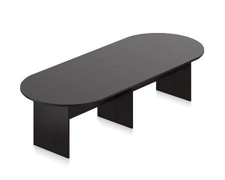  Offices To Go 10' Espresso Conference Table with Racetrack Top 