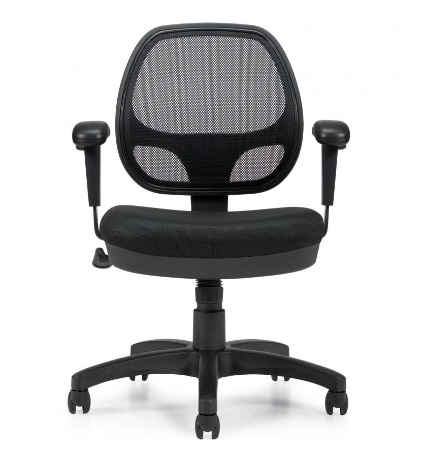 Offices To Go 11647B Mid Back Mesh Office Chair with Arms
