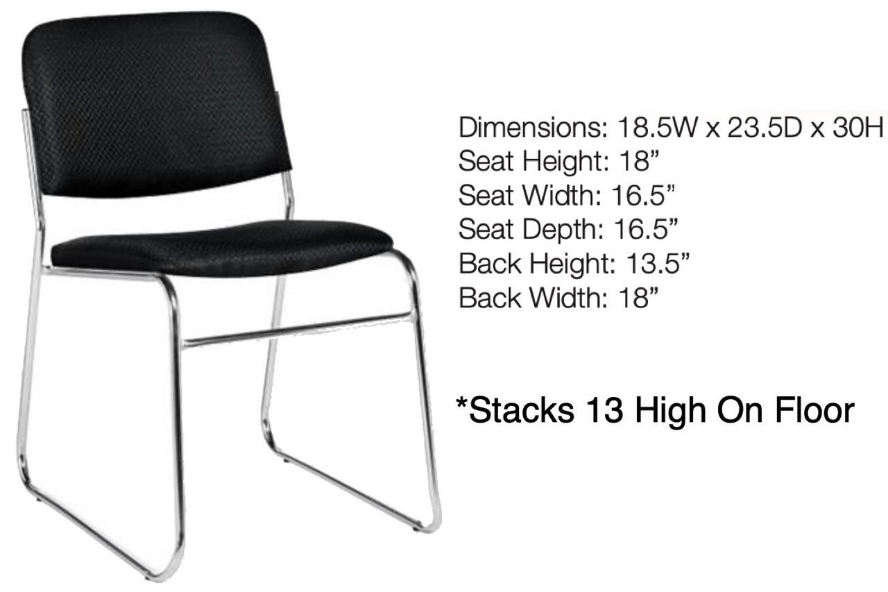 Offices To Go 11697 Sled Base Stack Chair