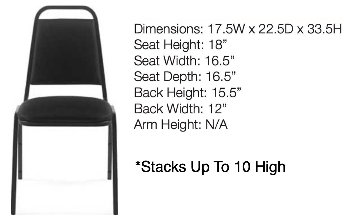 Offices To Go 11934 Stack Chair (2 pack)