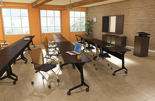 Mayline Group Mayline Flip-N-Go 4' Nesting Training Table LF1848