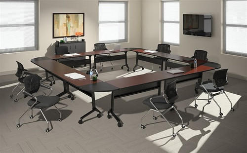 Mayline Group Mayline Flip-N-Go 4' Nesting Training Table LF1848