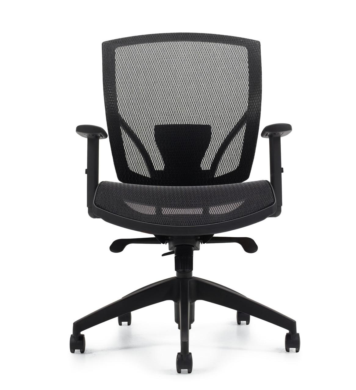 Offices To Go 2821 Black Mesh Synchro Tilt Task Chair