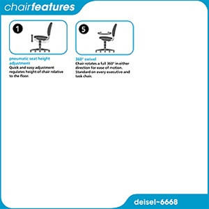 Safco Products Safco Diesel Low Base Stool 6668