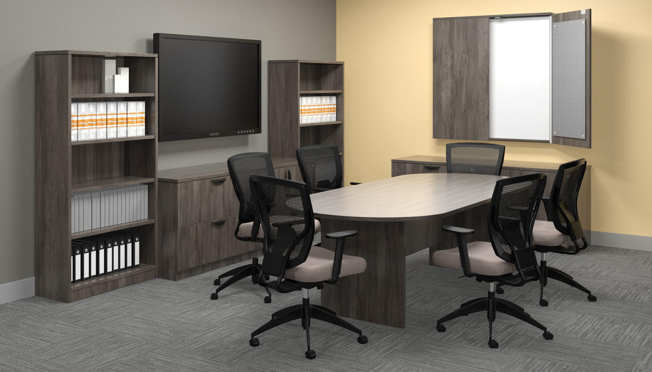 Offices To Go 95" Superior Laminate Racetrack Conference Table (5 Finishes!)