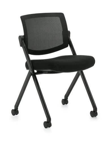 Offices To Go Armless Flip Seat Nesting Chair