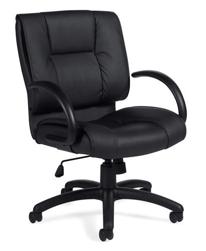  Offices To Go Luxhide Mid Back Executive Chair 2701B 