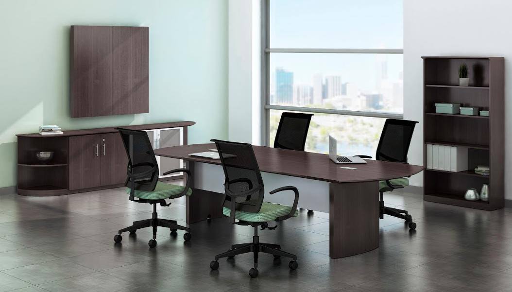 Mayline Group Mayline Medina 8 ft Conference Table MNC8 (Available with Power!)