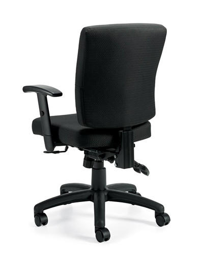  Offices To Go OTG11950B Multi Function Task Chair with Arms 