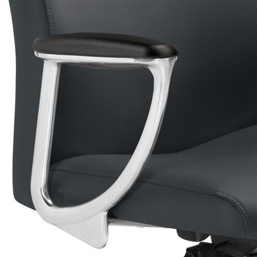 Global Total Office Global Mirage Genuine Leather Office Chair