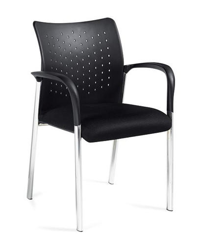 Offices To Go Stackable Occasional Chair with Arms 11740B
