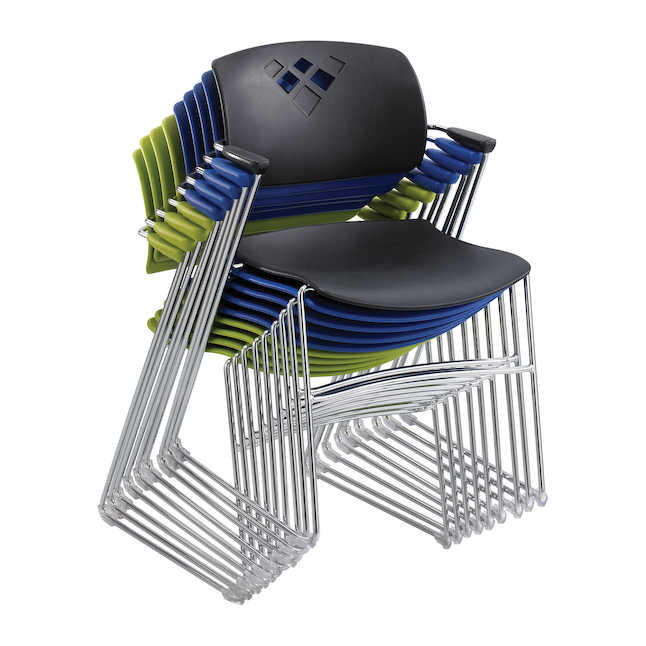 Safco Products Safco Veer Stack Chair 4286 (4 Pack)