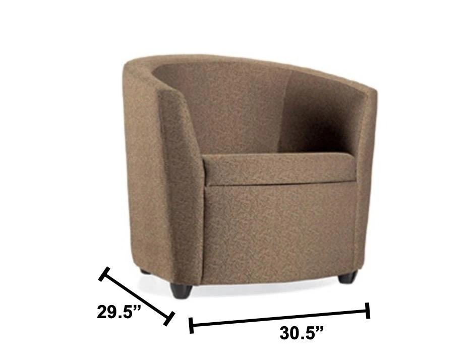 Global Total Office Global 3371 Sirena Bucket Lounge Chair