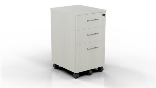 Mayline Group Mayline Medina Series Sea Salt Finished Box Box File Pedestal On Wheels