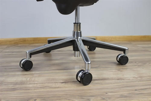 Eurotech Seating Eurotech Black Leather Ergohuman Luxury Ergonomic Office Chair LE9ERG