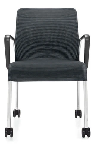 Global Total Office Global 5942C Lite Series Mesh Side Chair with Arms and Casters (24 Color Options Available!)