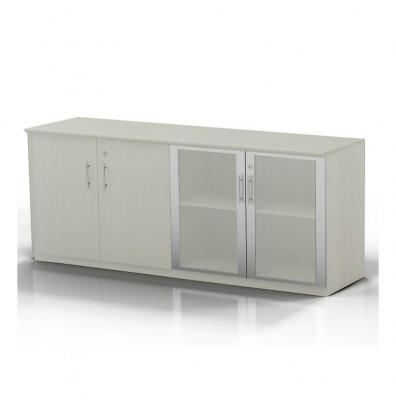 Mayline Group Mayline Medina Textured Sea Salt 72" Locking Low Wall Cabinet