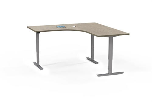 Mayline Group Mayline ML 3 Column L Shaped Ergonomic Office Table 53366LH (Multiple Finish Options!)