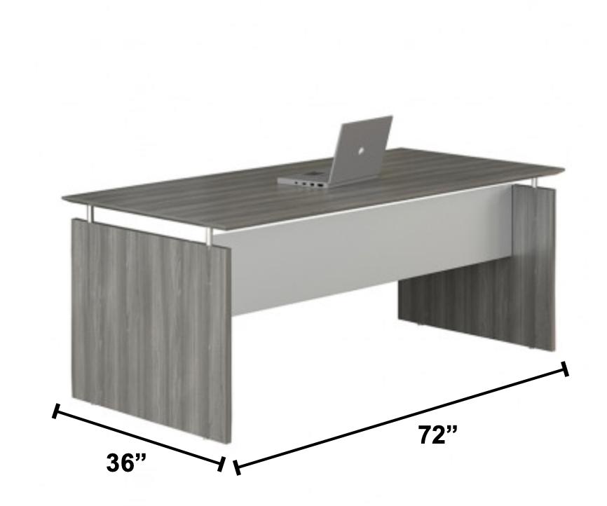 Mayline Group Mayline MNDS72 Medina 72" Floating Top Desk 