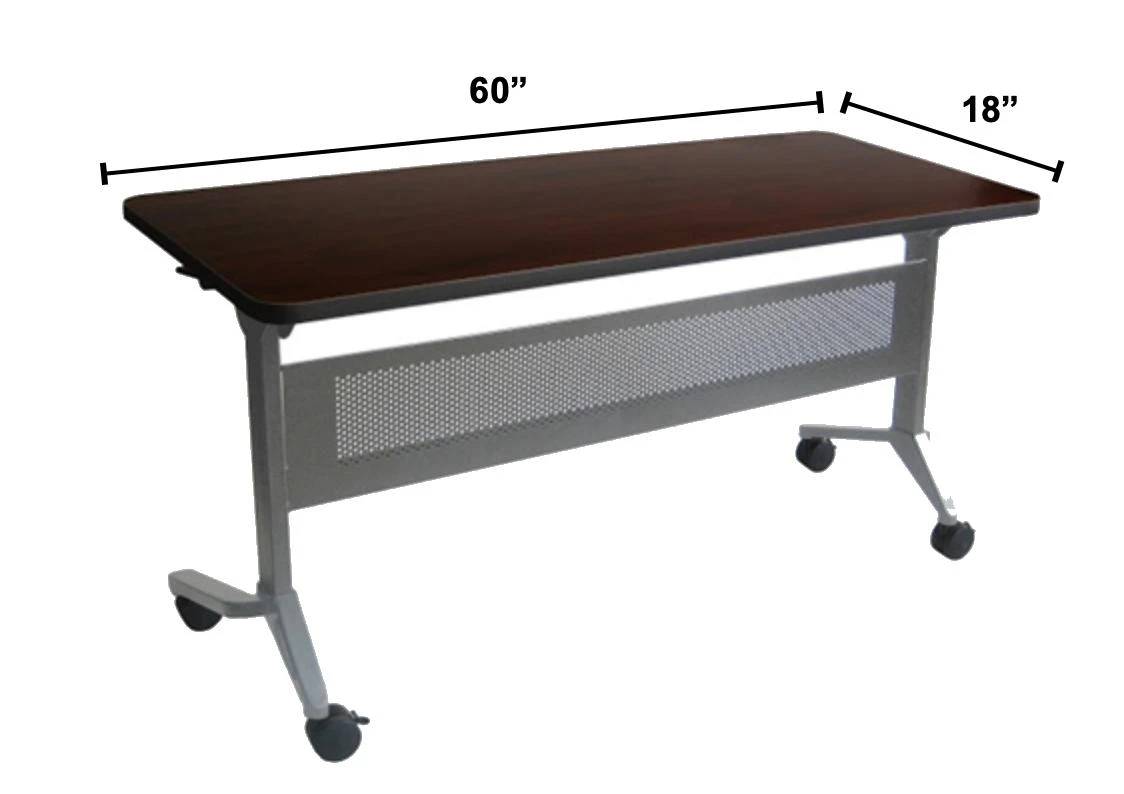 Mayline Group Mayline Model LF1860 60" x 18" Flip-N-Go Nesting Table (2 Finish Options Available!)