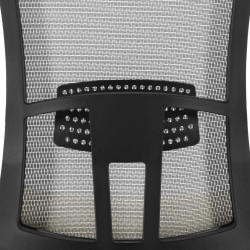 Global Total Office Vion High Back Mesh Office Chair with Polished Base by Global