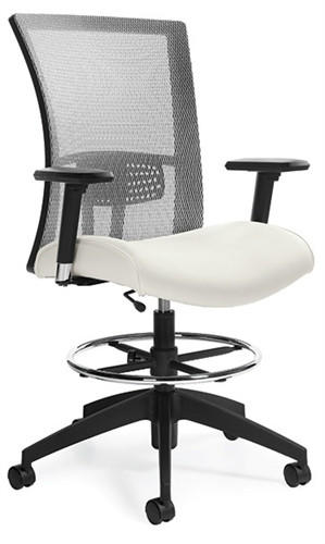Vion Mesh Back Drafting Chair 6328-6 by Global
