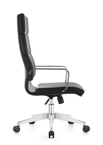 Woodstock Marketing Woodstock Jimi High Back Black Leather Office Chair