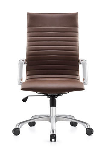 Woodstock Marketing Janis High Back Brown Leather Office Chair