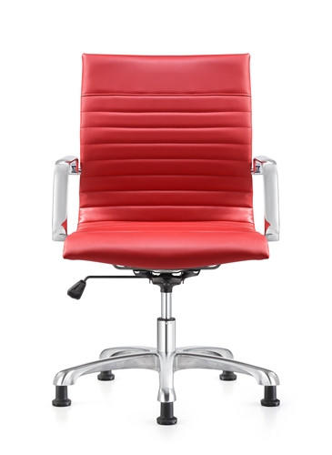 Woodstock Marketing Janis Red Leather Side Chair