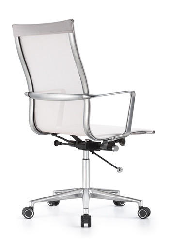 Woodstock Marketing Joan Contemporary White Mesh Office Chair