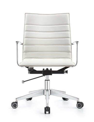 Woodstock Marketing Joe Mid Back Leather Conference Chair (5 Colors!)