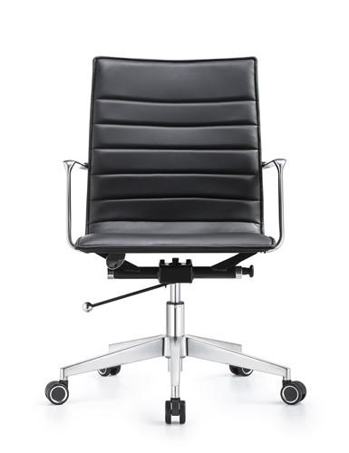 Woodstock Marketing Joe Mid Back Leather Conference Chair (5 Colors!)