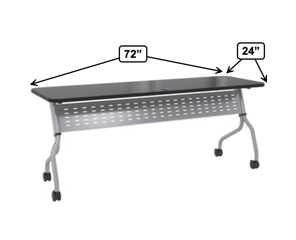 Mayline Group Mayline Sync Series 24" x 72" Training Room Table SY2472