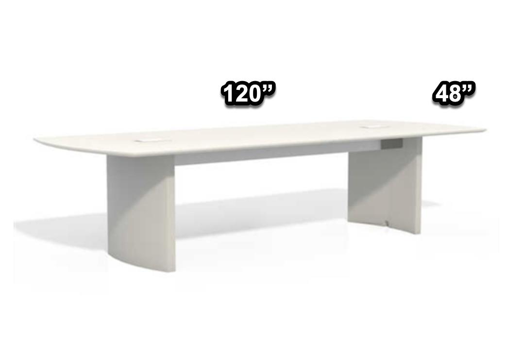 Mayline Group Medina 10' Sea Salt Conference Table MNC10TSS by Mayline (Available with Power!) 