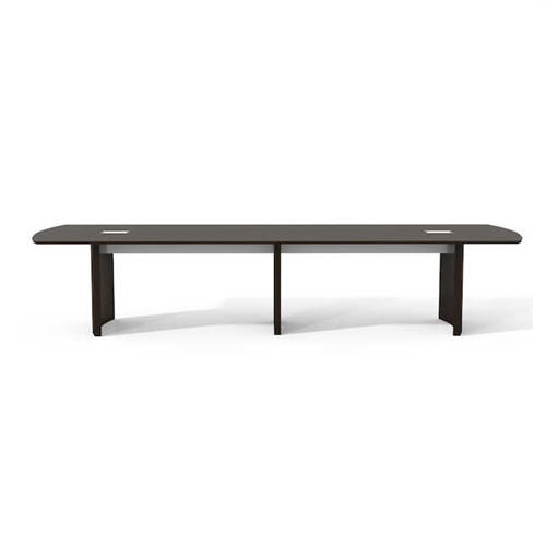 Mayline Group Medina 12' Mocha Finished Conference Table by Mayline (Available With Power!) 