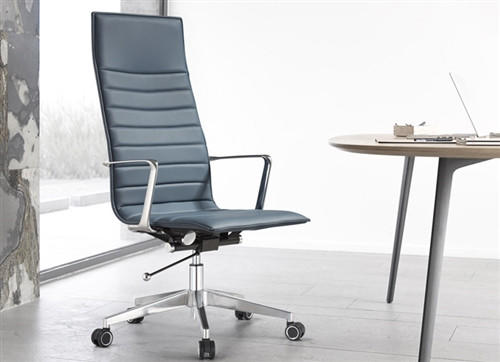 Woodstock Marketing Joe High Back Leather Office Chair (5 Colors!)