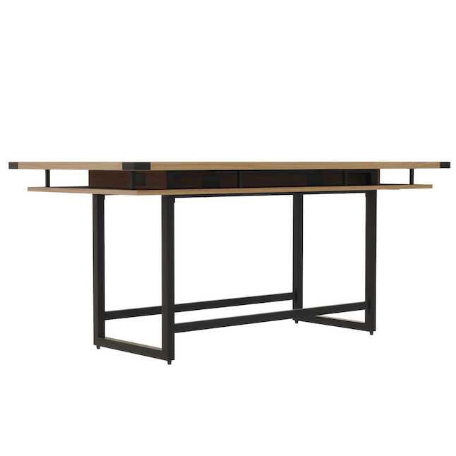 Safco Products Safco Mirella 8' Standing Height Conference Table with Optional Power MRCH8