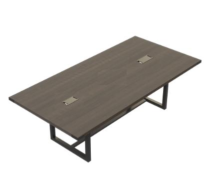Safco Products Safco Mirella 8' Rectangular Conference Table with Optional Power MRCS8