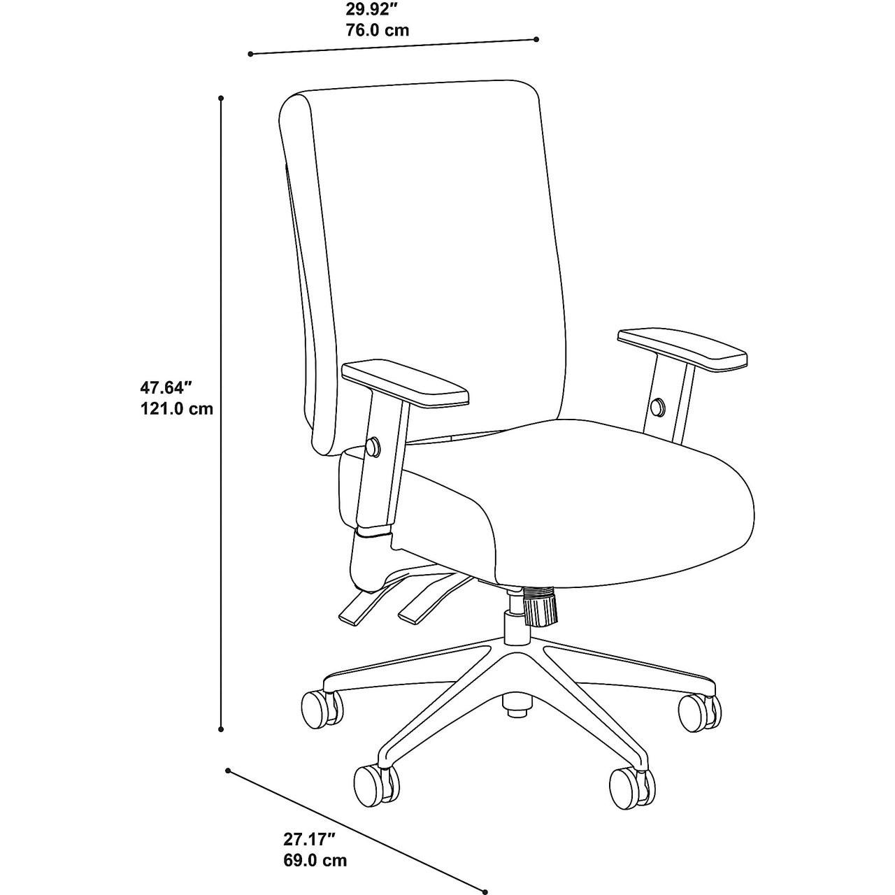  Bush Business Furniture Accord High Back Deluxe Multifunction Office Chair 