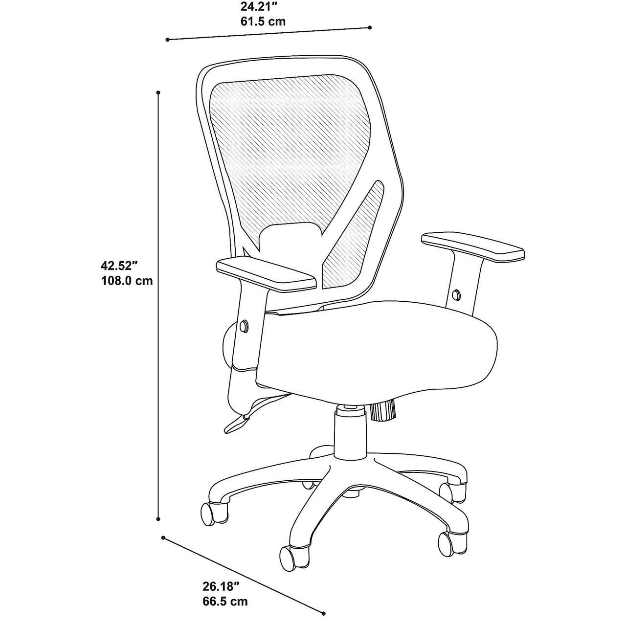  Bush Business Furniture Accord Mesh Back Office Chair 