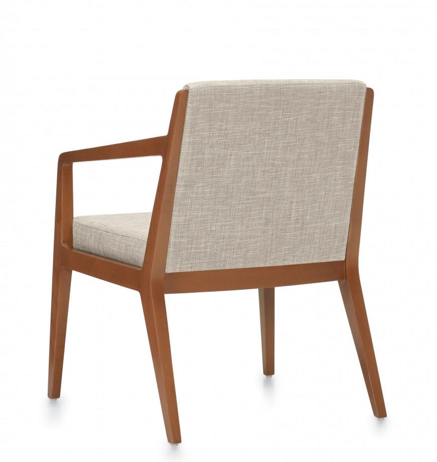 Global Total Office Global Chap Upholstered Armchair with Wood Frame