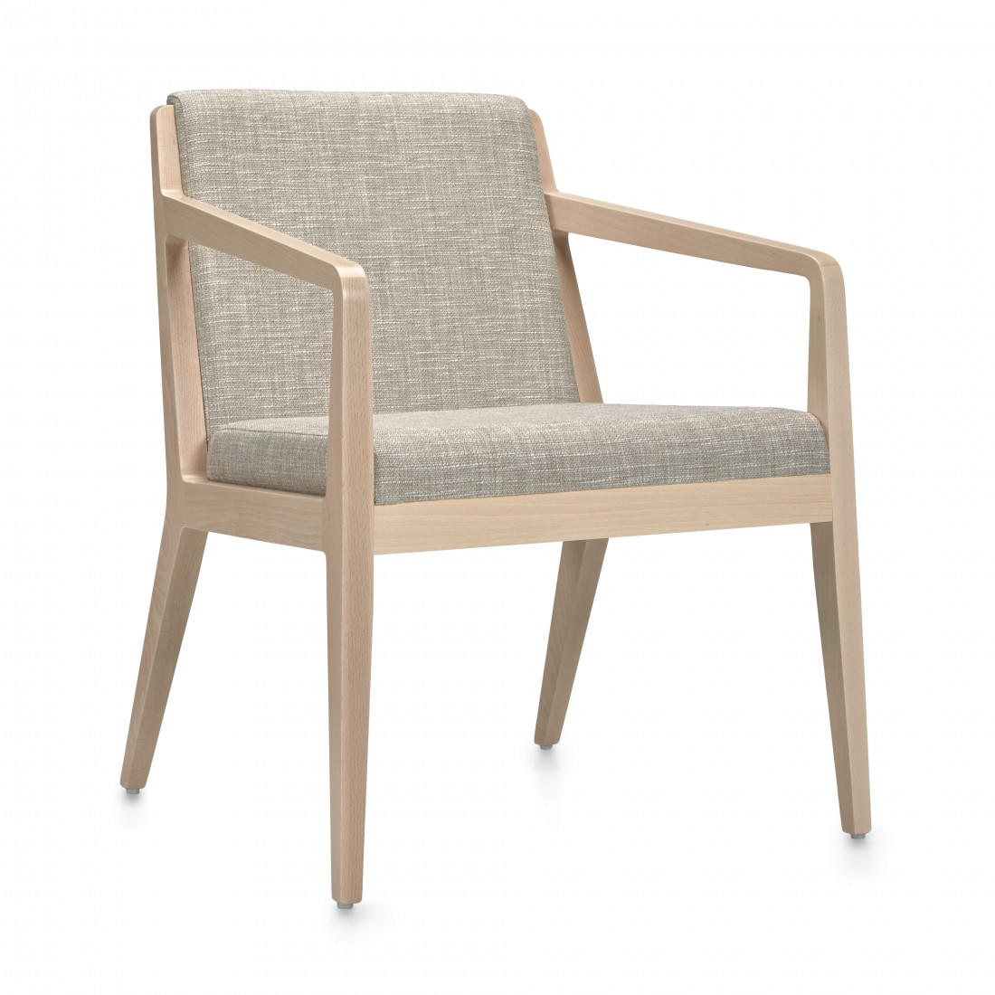 Global Total Office Global Chap Upholstered Armchair with Wood Frame
