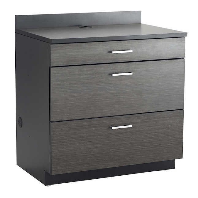 Safco Products Safco 3-Drawer Hospitality Base Cabinet 1703