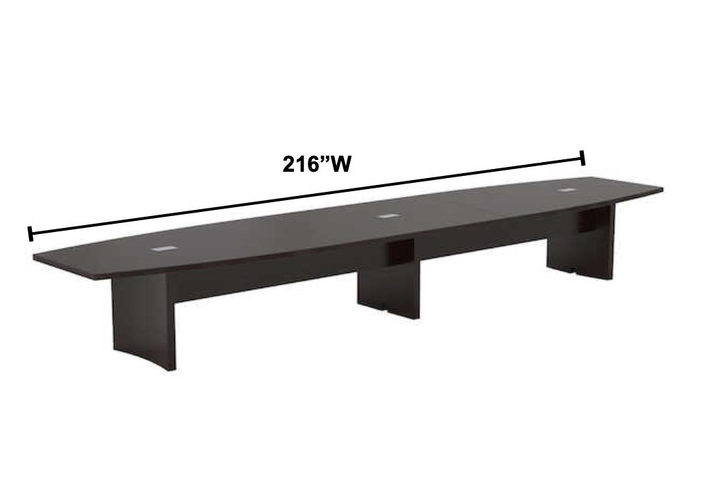 Mayline Group Mayline Aberdeen 18' Boat Shaped Conference Table 